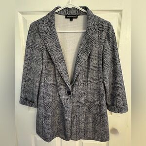 Black and White Blazer | Size L